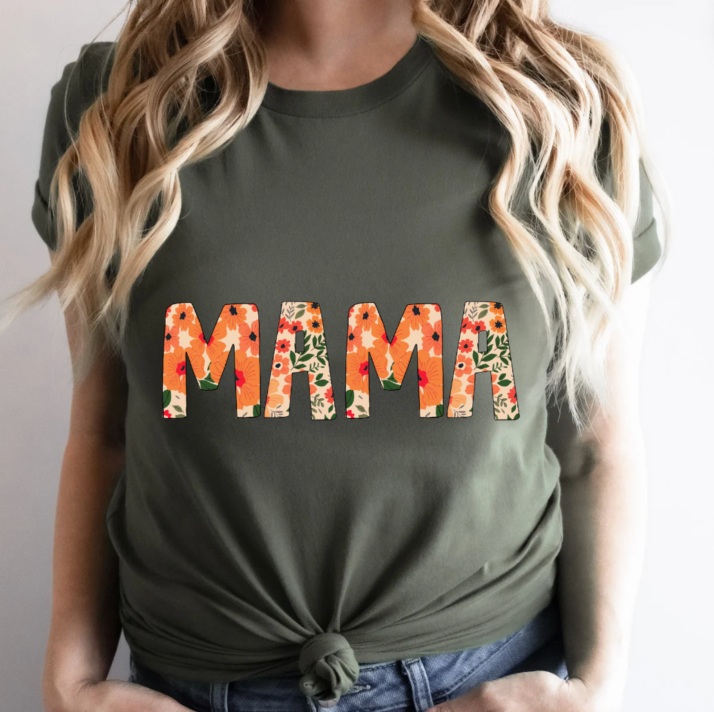 MAMA Orange Floral