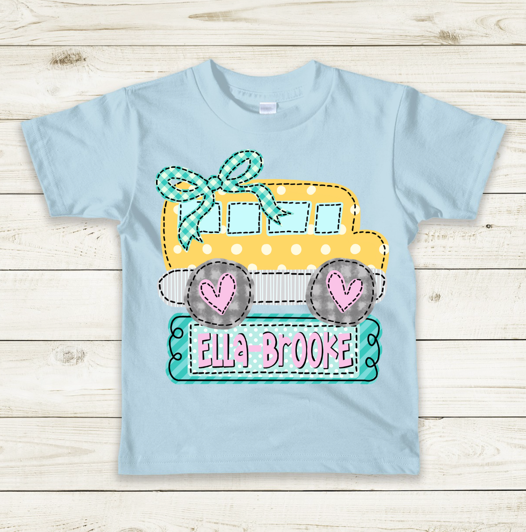 CUSTOM - School Bus Doodle