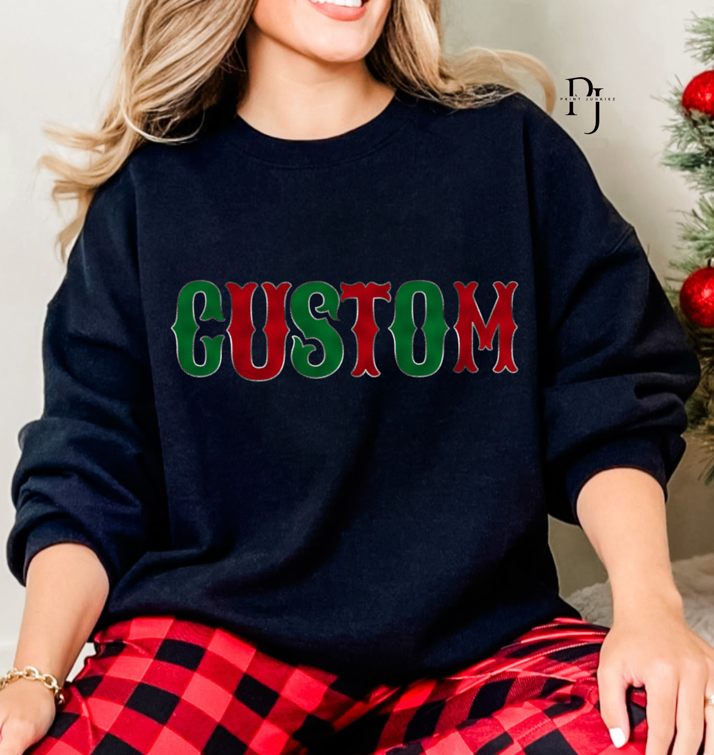 Western Vintage Christmas Alpha - CUSTOM - DTF