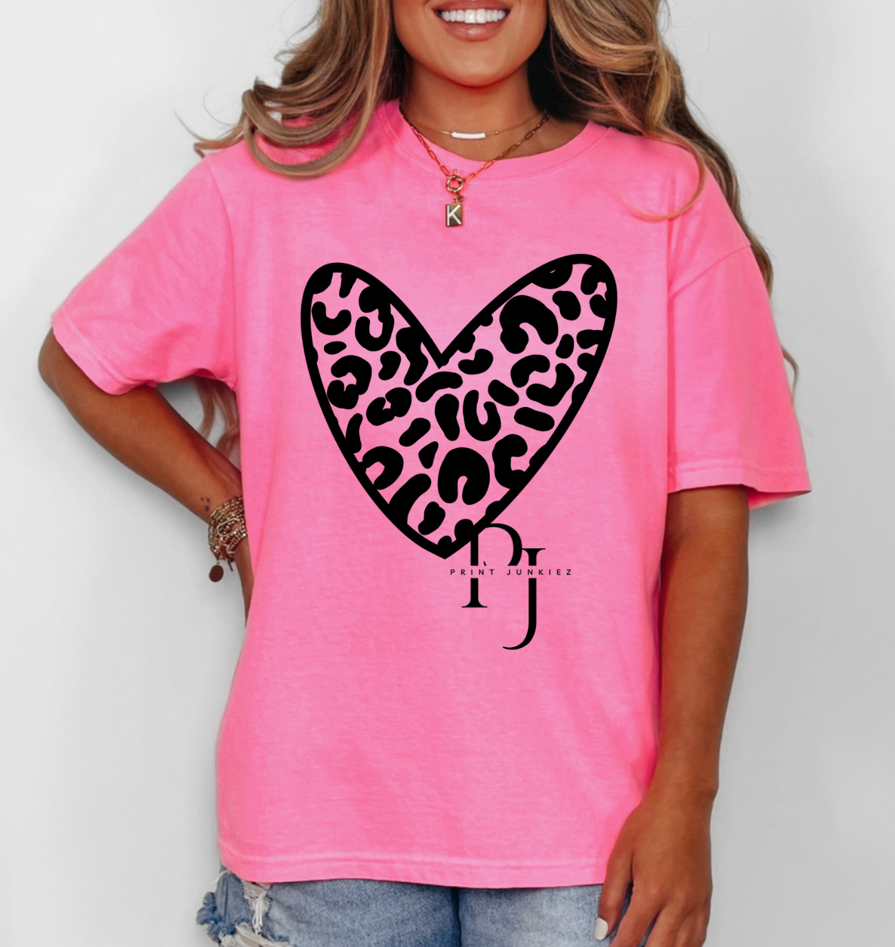 Leopard Heart - DTF