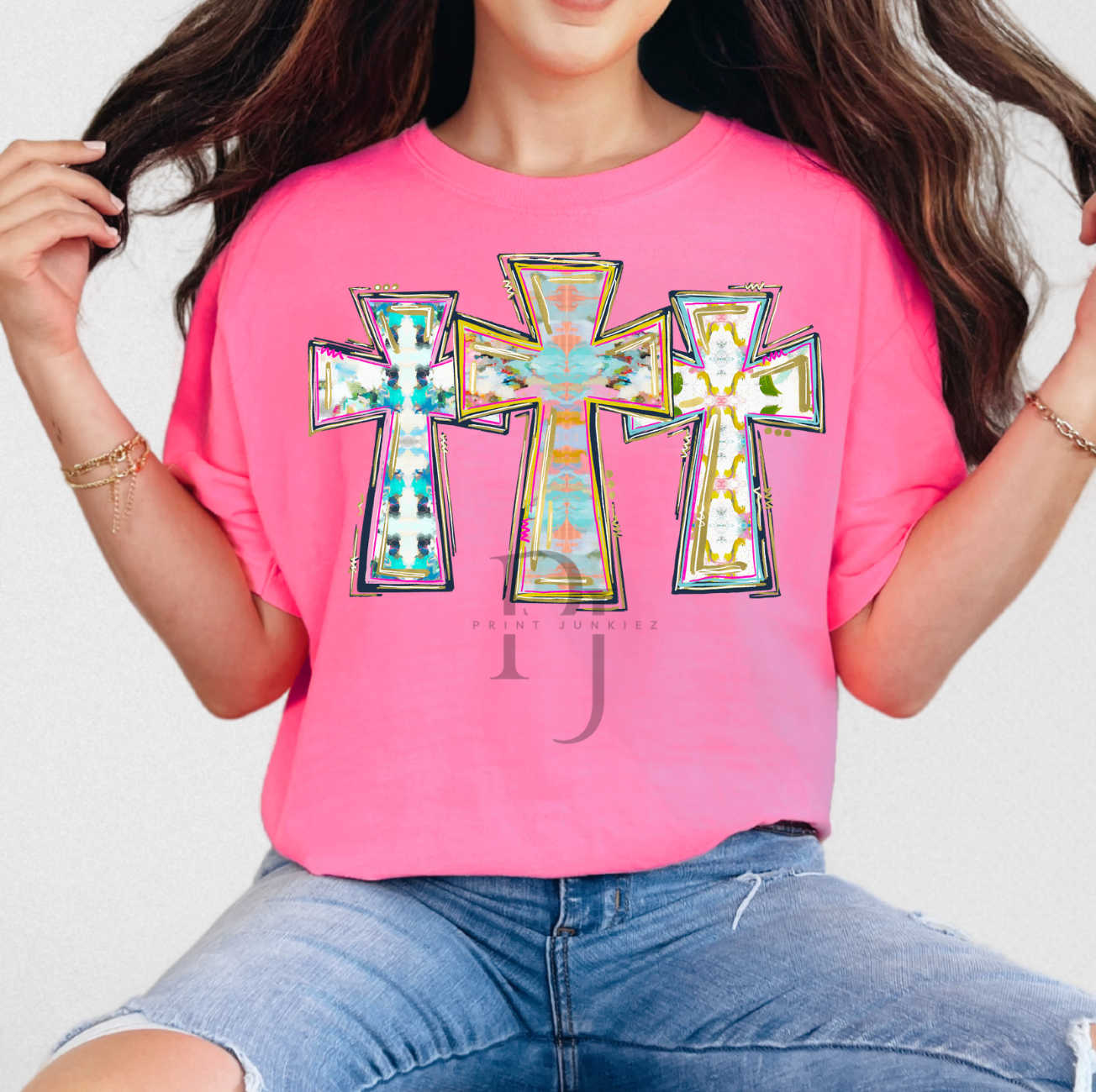 Doodle Crosses - DTF