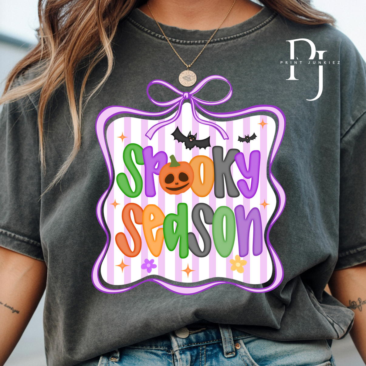 Spooky Season Coquette Preppy - DTF