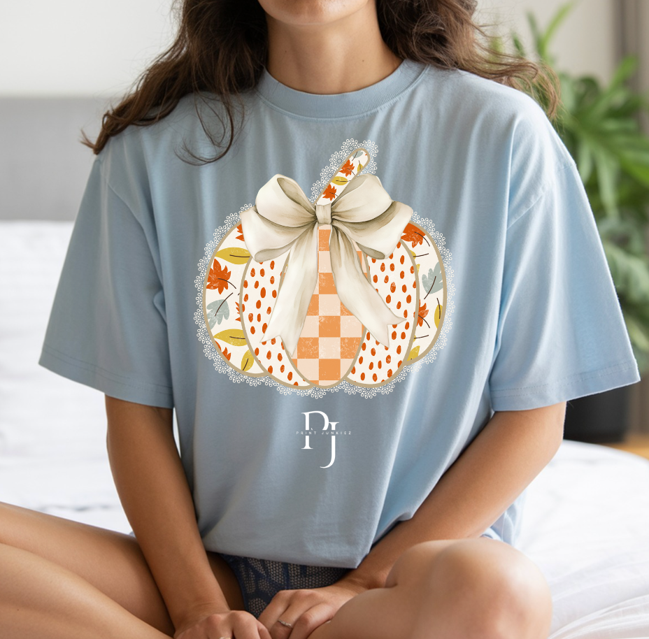 Coquette Lace Pumpkin- DTF