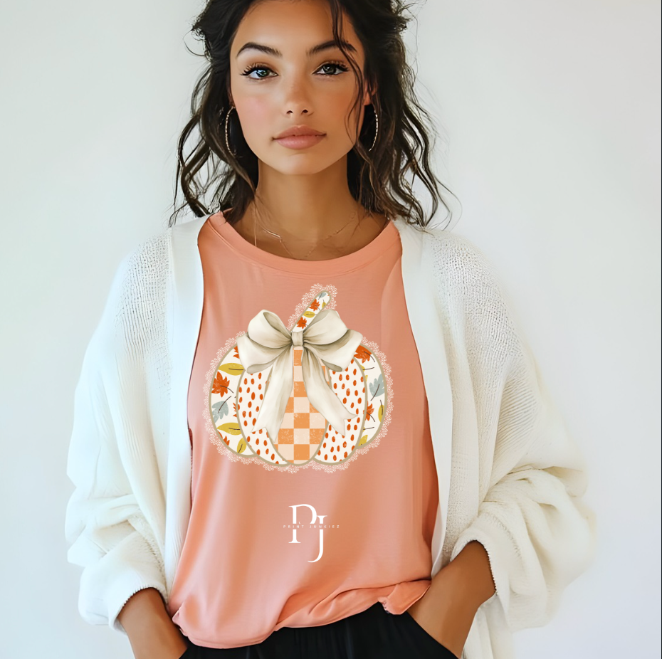 Coquette Lace Pumpkin- DTF