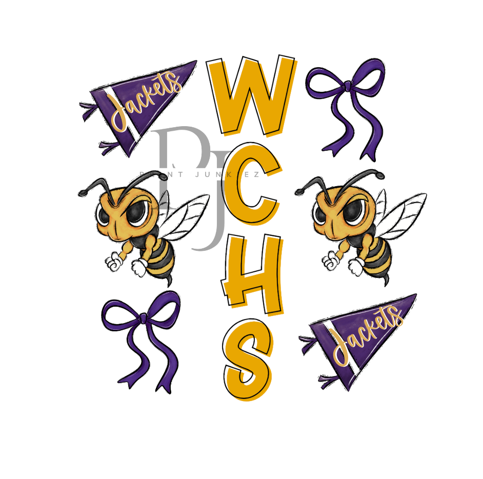 WCHS Jackets Mascot Mix - DIGITAL - DTF