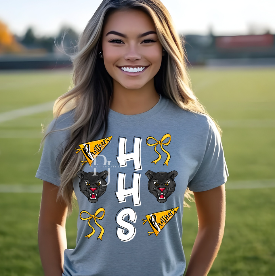 HHS Panthers Mascot Mix - DIGITAL - DTF