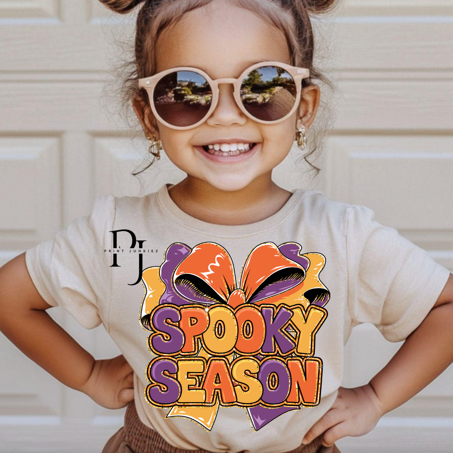 Bubble Spooky Season Bow - DTF