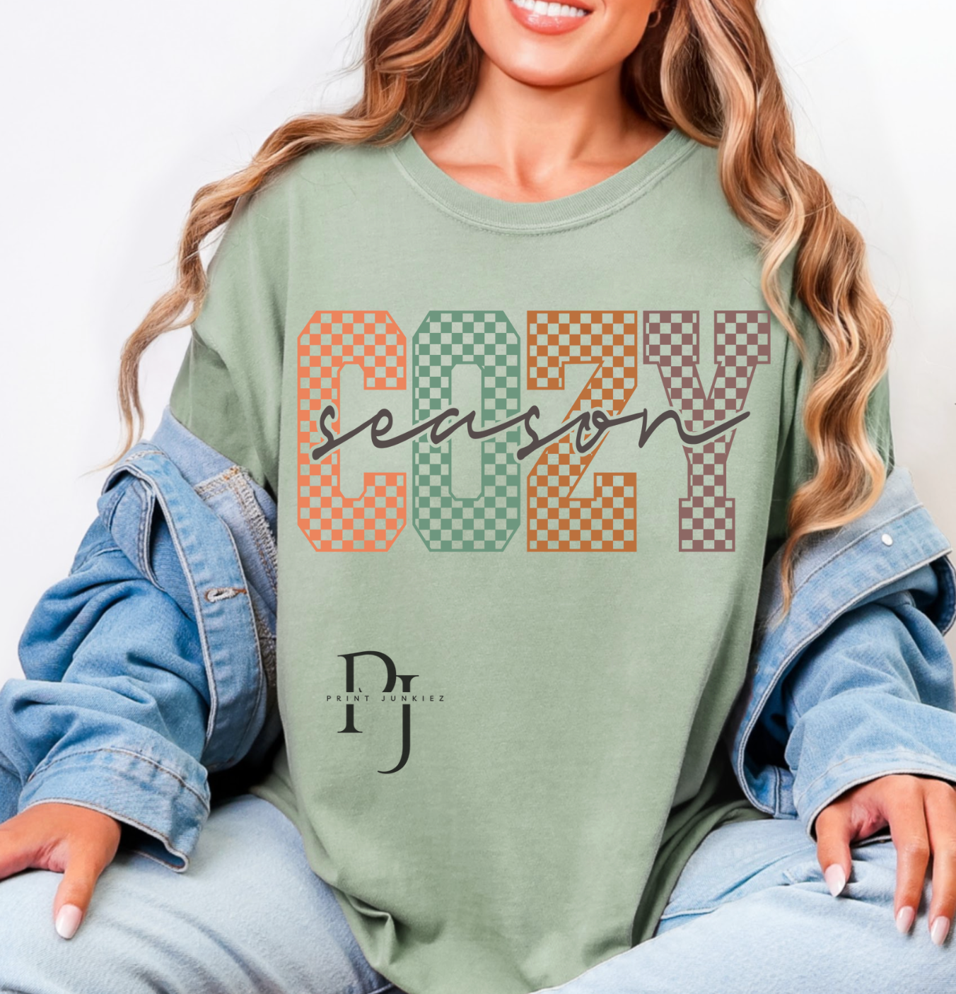COZY Season Checkered - DTF