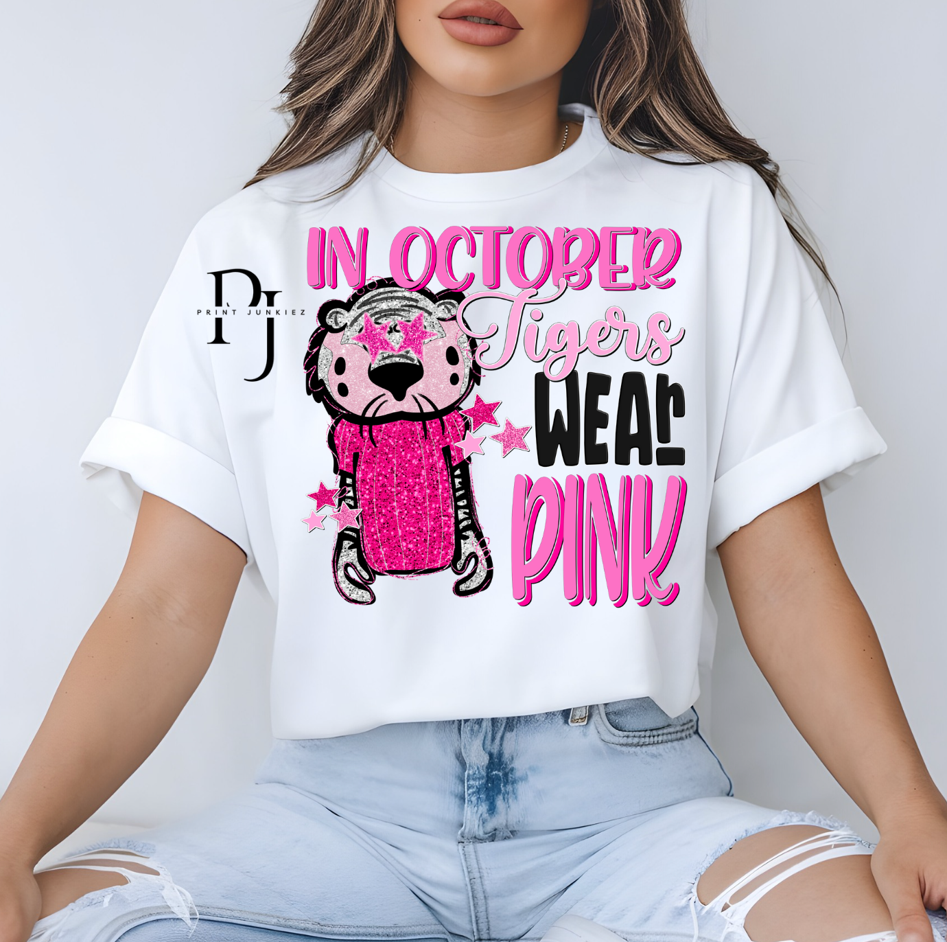 In October Tigers Wear Pink - DTF