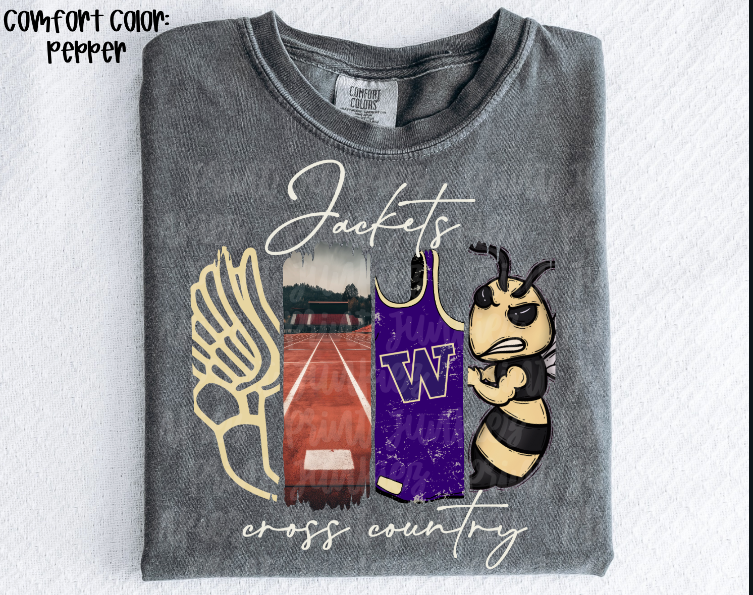 Vintage Cross Country Paint Stroke - CUSTOM - DIGITAL - DTF