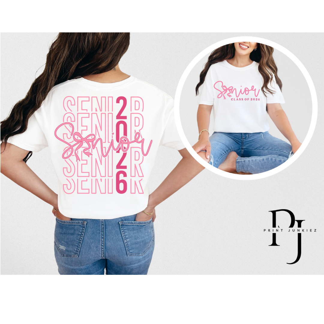 Senior Coquette Pink - DTF - CUSTOM