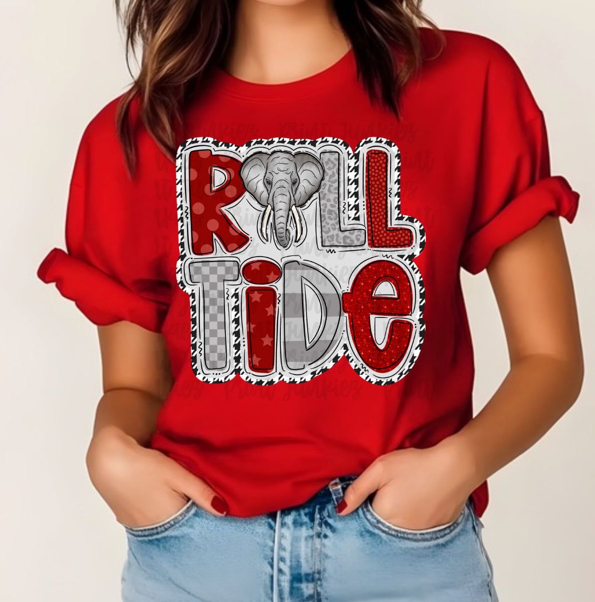 Roll Tide Checkered retro - DTF