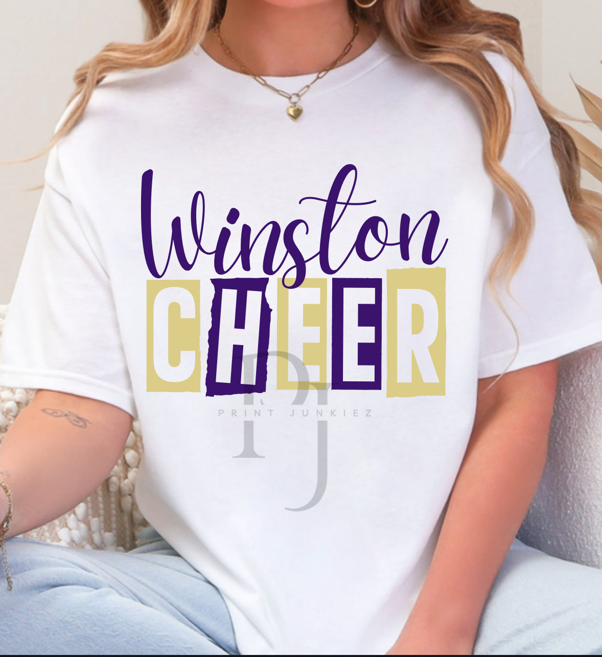 Winston Cheer Grunge - DTF - DIGITAL