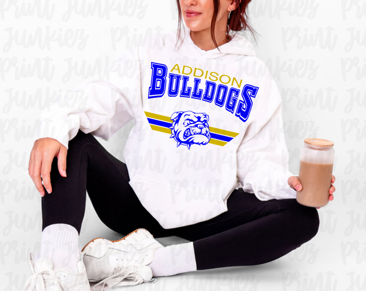 Addison Bulldogs Sport Mascot - DTF - DIGITAL