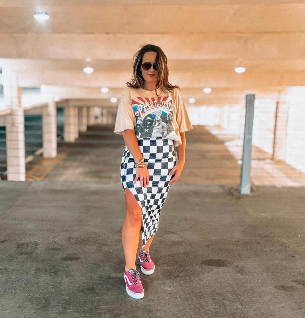 Checkered Skirt
