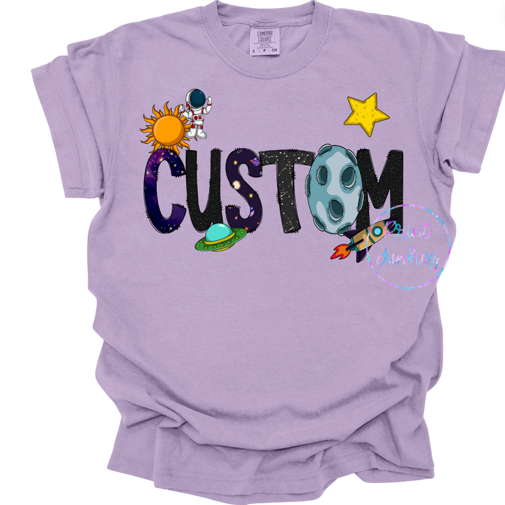 Space Doodle Alpha - CUSTOM - DTF