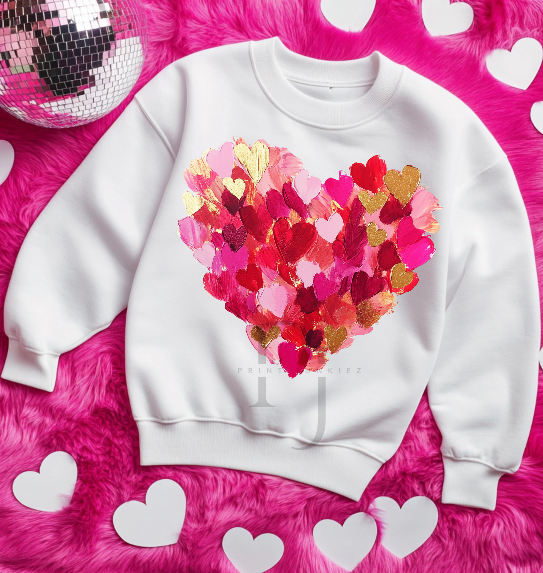 Finger Paint Heart - DTF