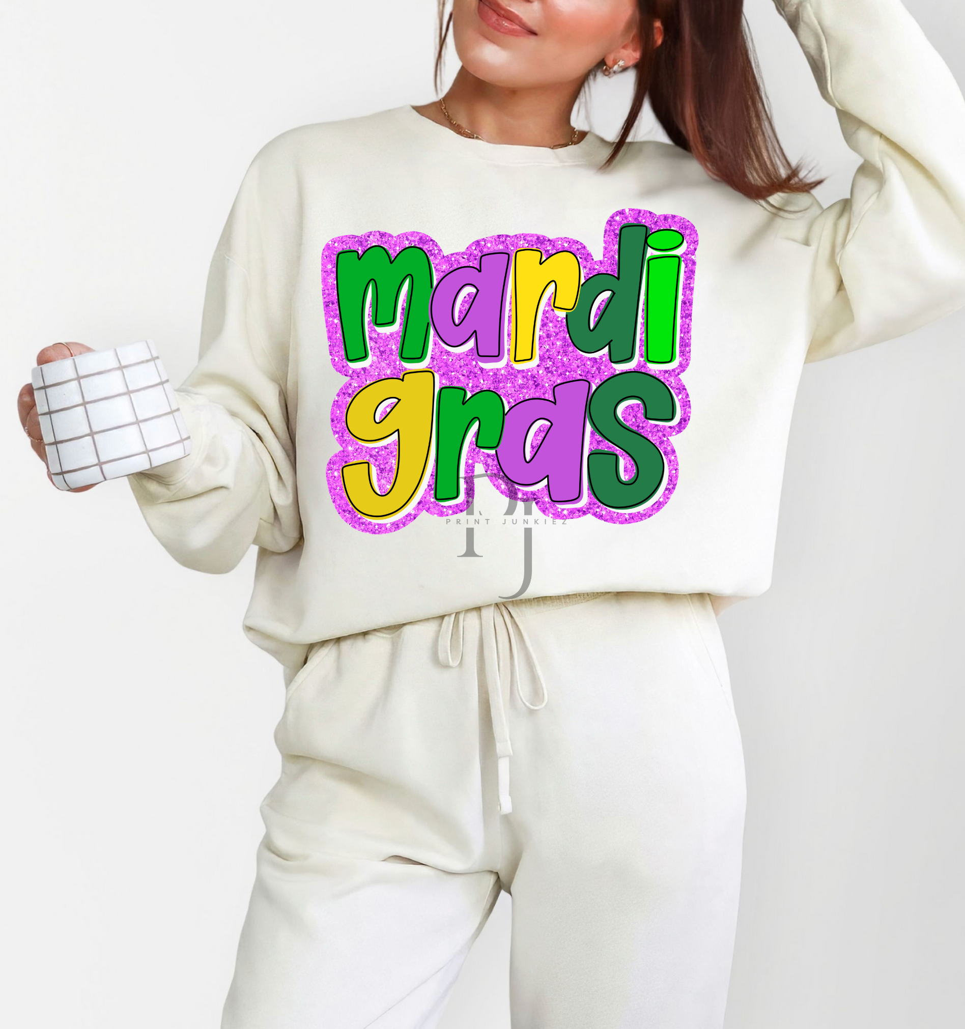 Mardi Gras Glitter - DTF