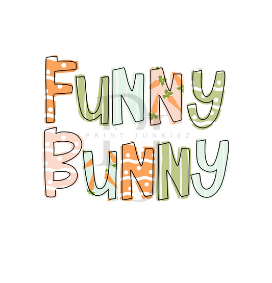 Bunny and Carrots- DTF - CUSTOM