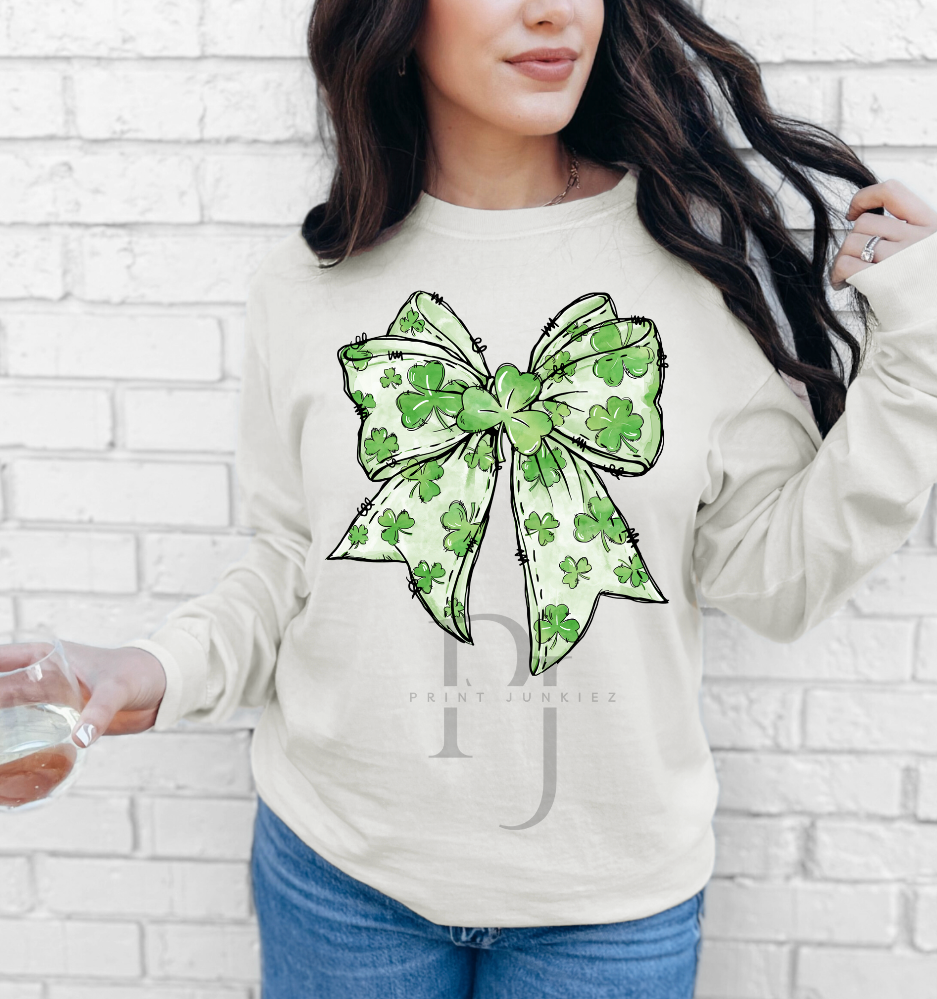 Shamrock Coquette Bow - DTF