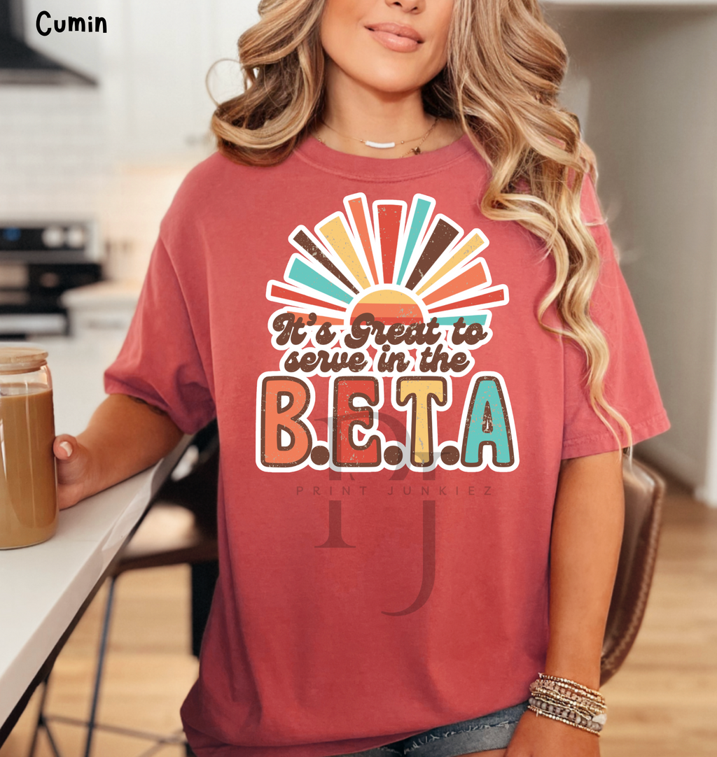 It's Great to Serve in the B.E.T.A. - DTF