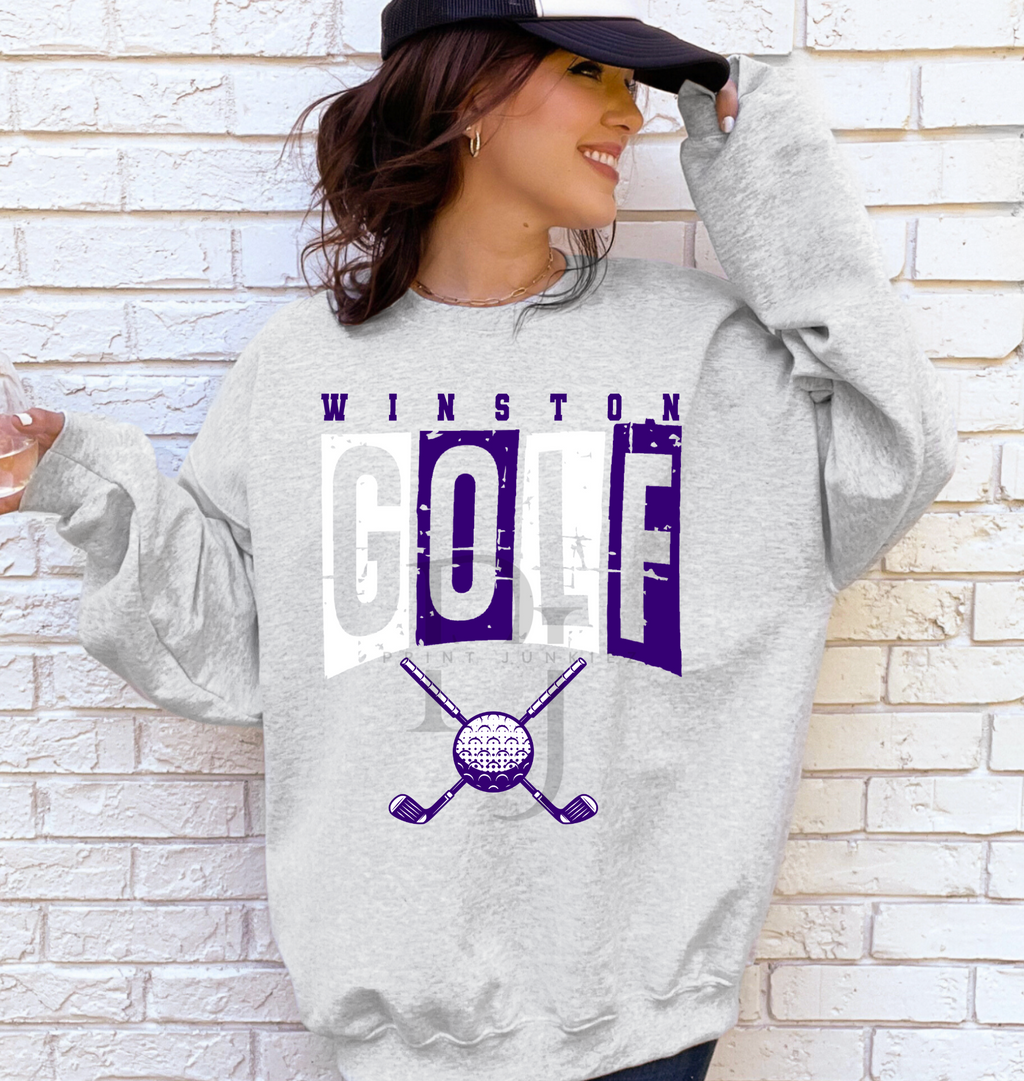 Winston Golf Grunge - DIGITAL - DTF