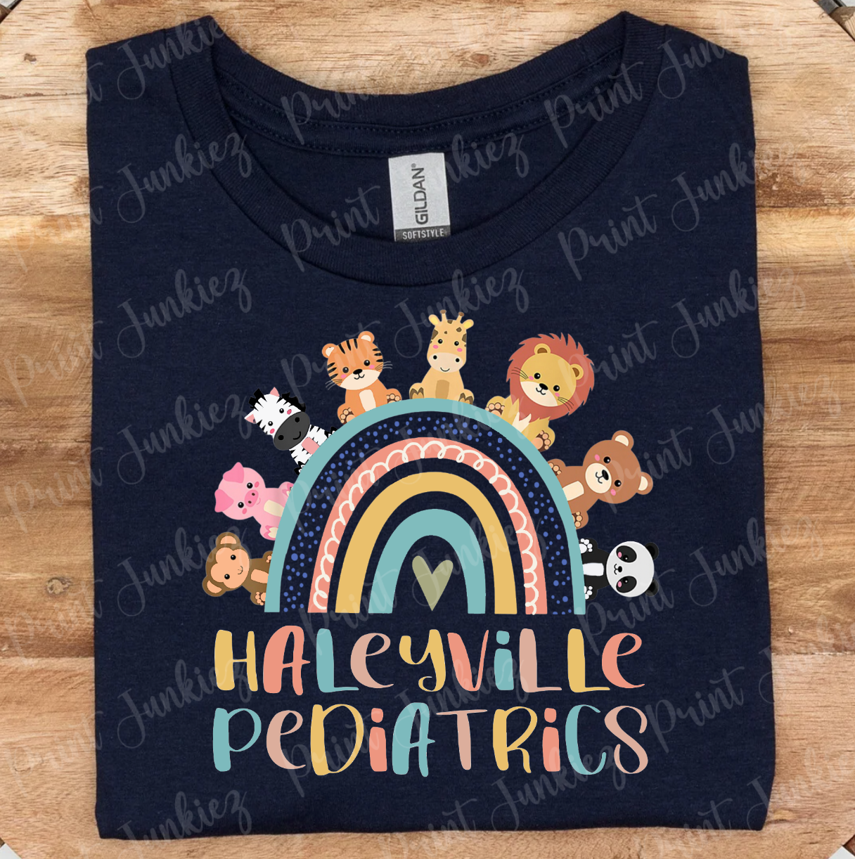 Haleyville Pediatrics Rainbow Farm Animals