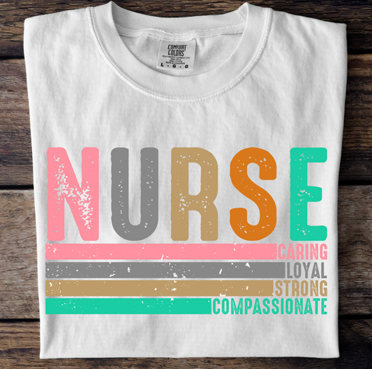 Nurse Stacked Distressed