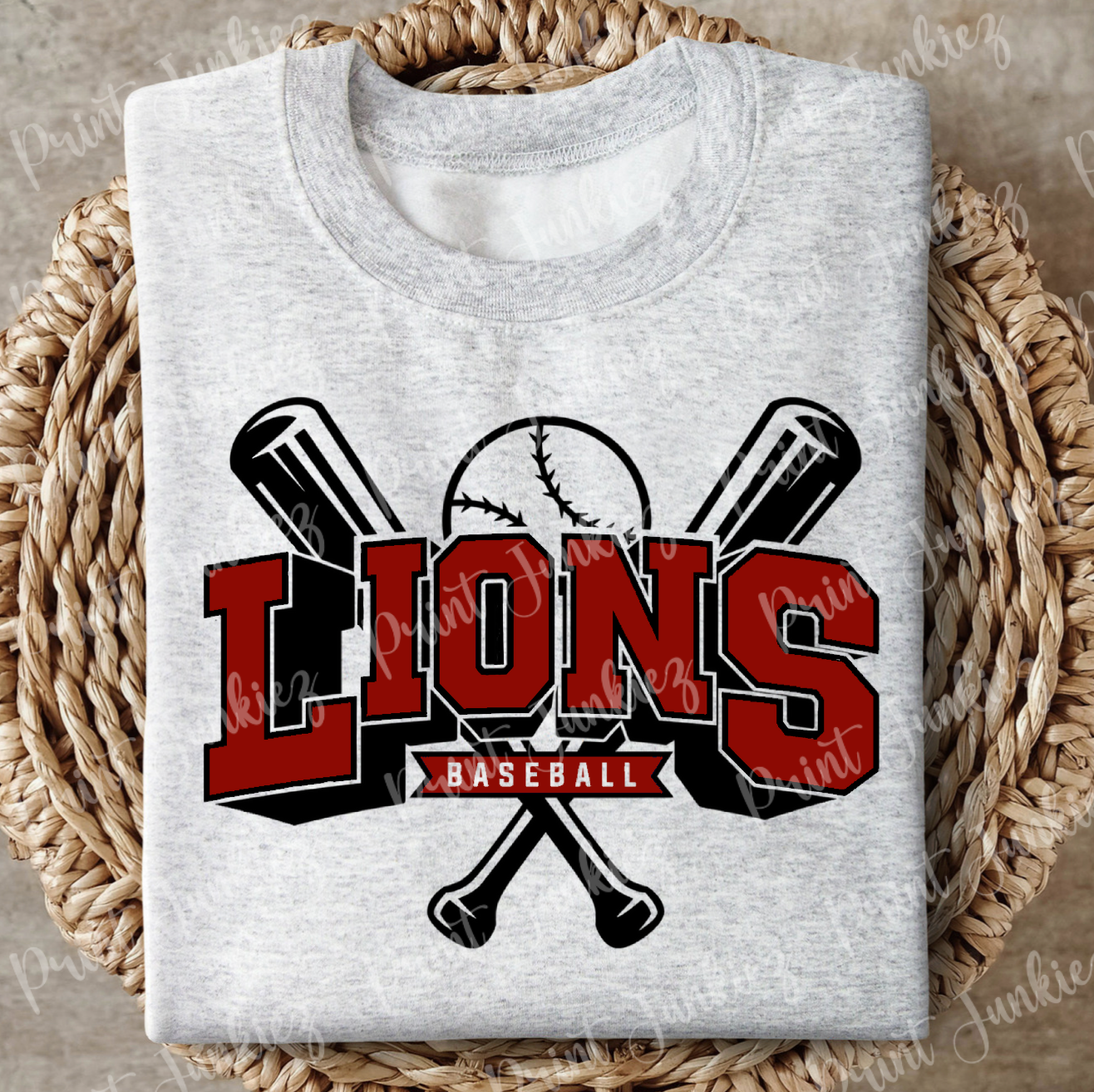 Haleyville Lions Baseball - DTF - DIGITAL