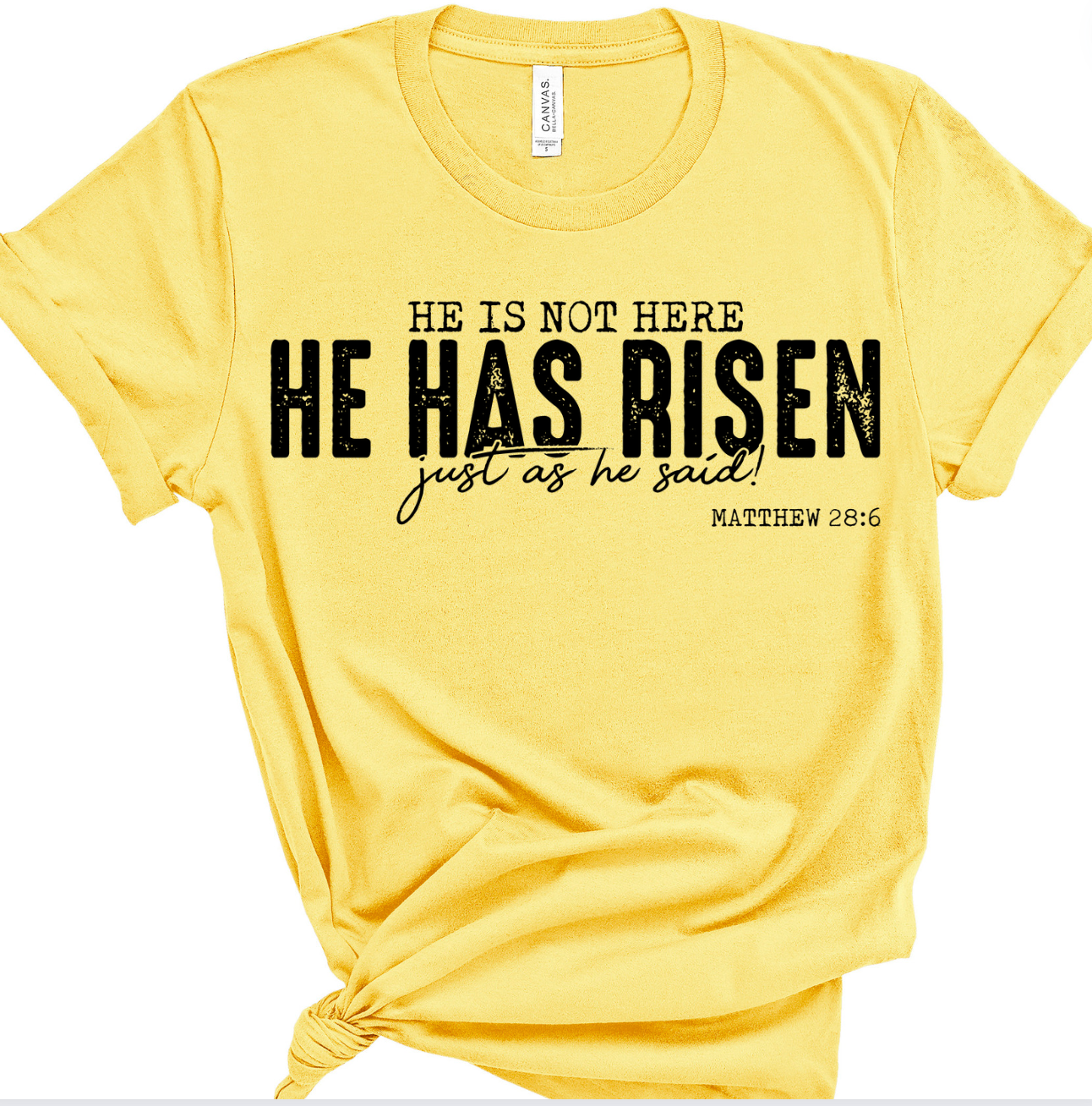 He is not here... he has risen