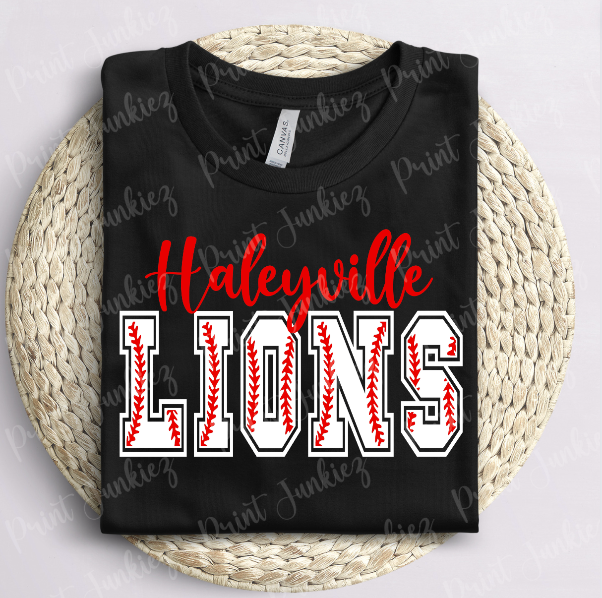 Haleyville Lions Baseball Font - DIGITAL - DTF