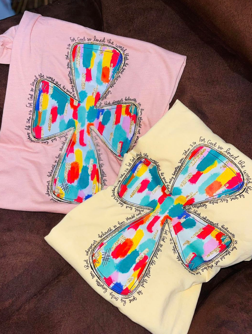 Script Paint Cross - DTF