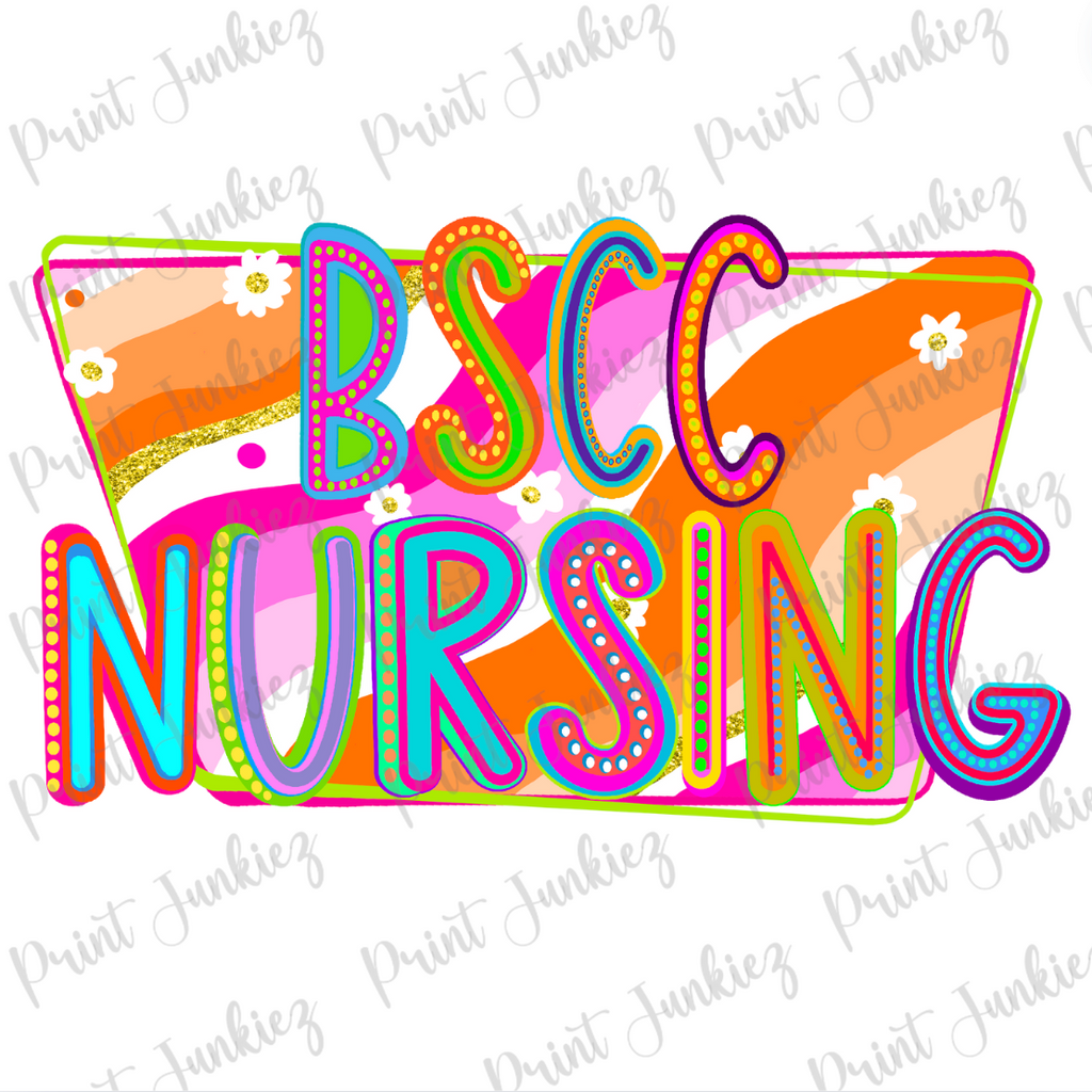 BSCC NURSING Marquee Retro
