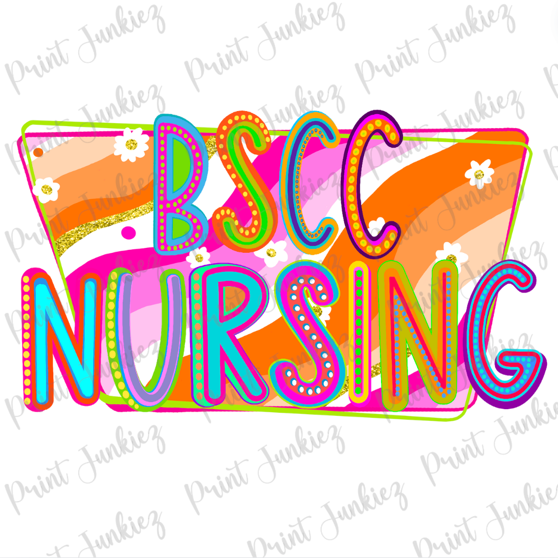 BSCC NURSING Marquee Retro