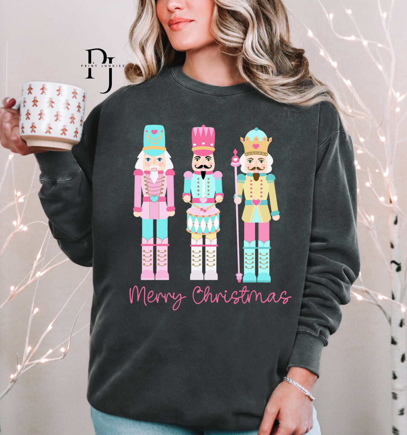 Merry Christmas Pastel Nutcrackers - DTF