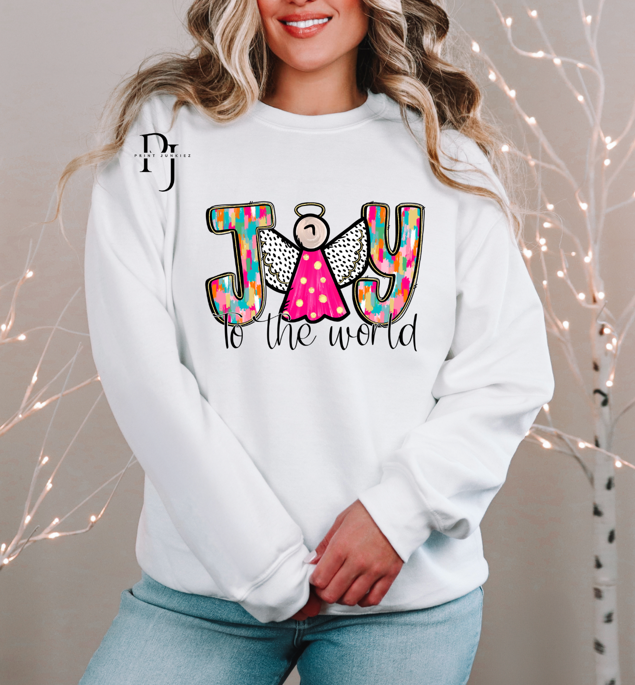 Joy to the World Paint Brush Stroke - DTF