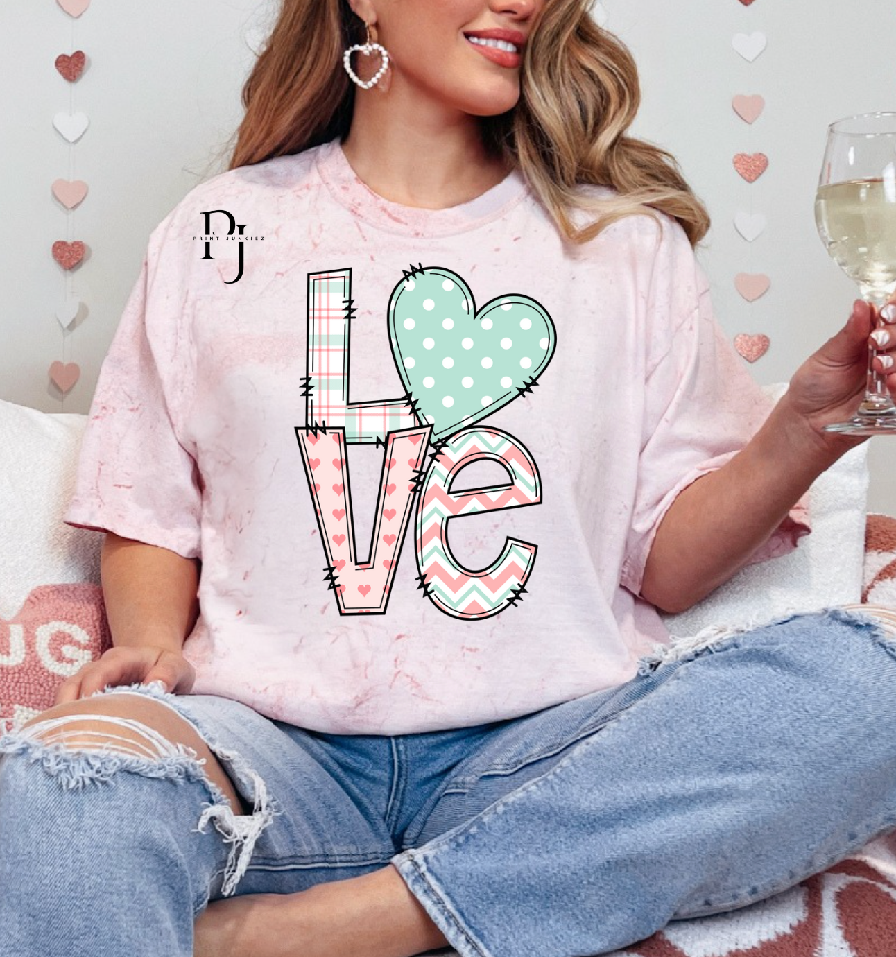 Pastel Love Doodle - DTF