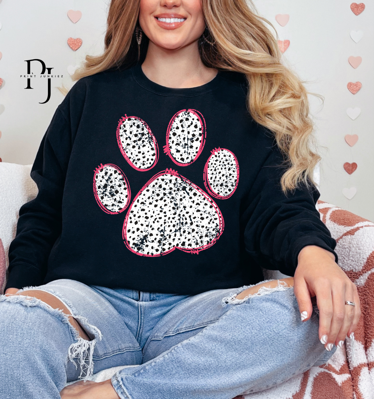 Dalmatian Paw Print - DTF