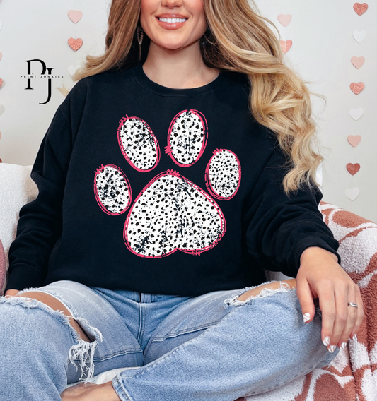 Dalmatian Paw Print - DTF