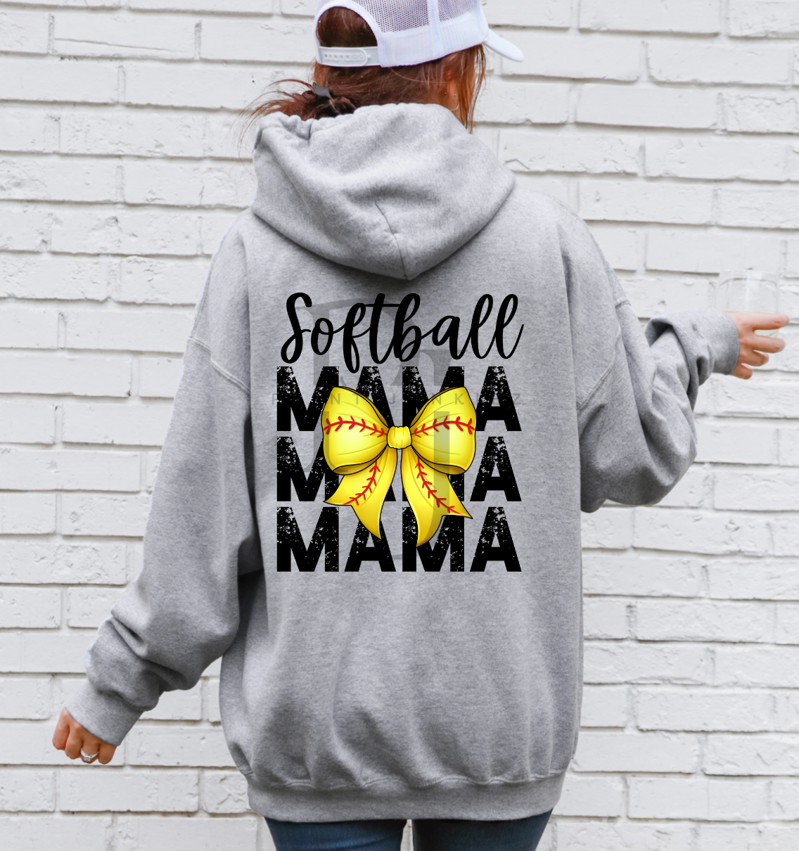 Softball MAMA Bow - DTF