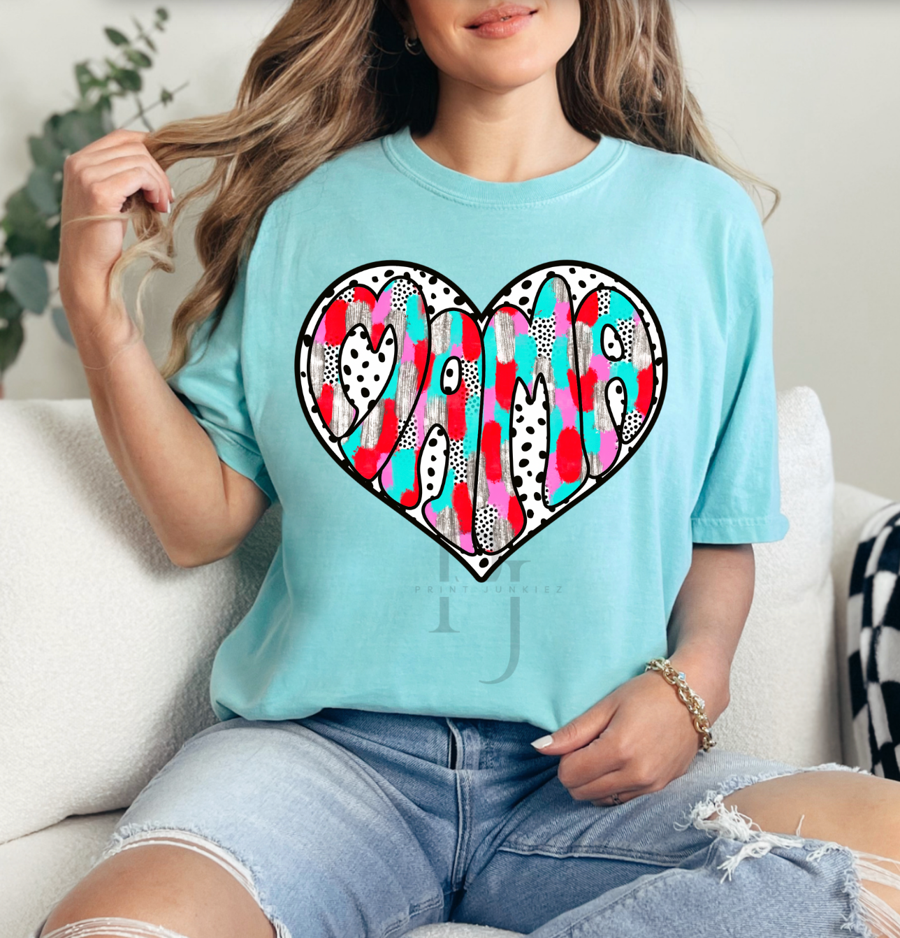 Mama Dottie Heart - DTF