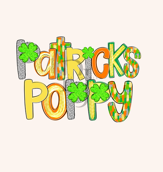 Patrick's Poppy Alpha - CUSTOM - DTF