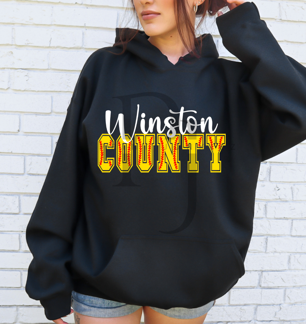 Winston County Softball Font - DIGITAL - DTF