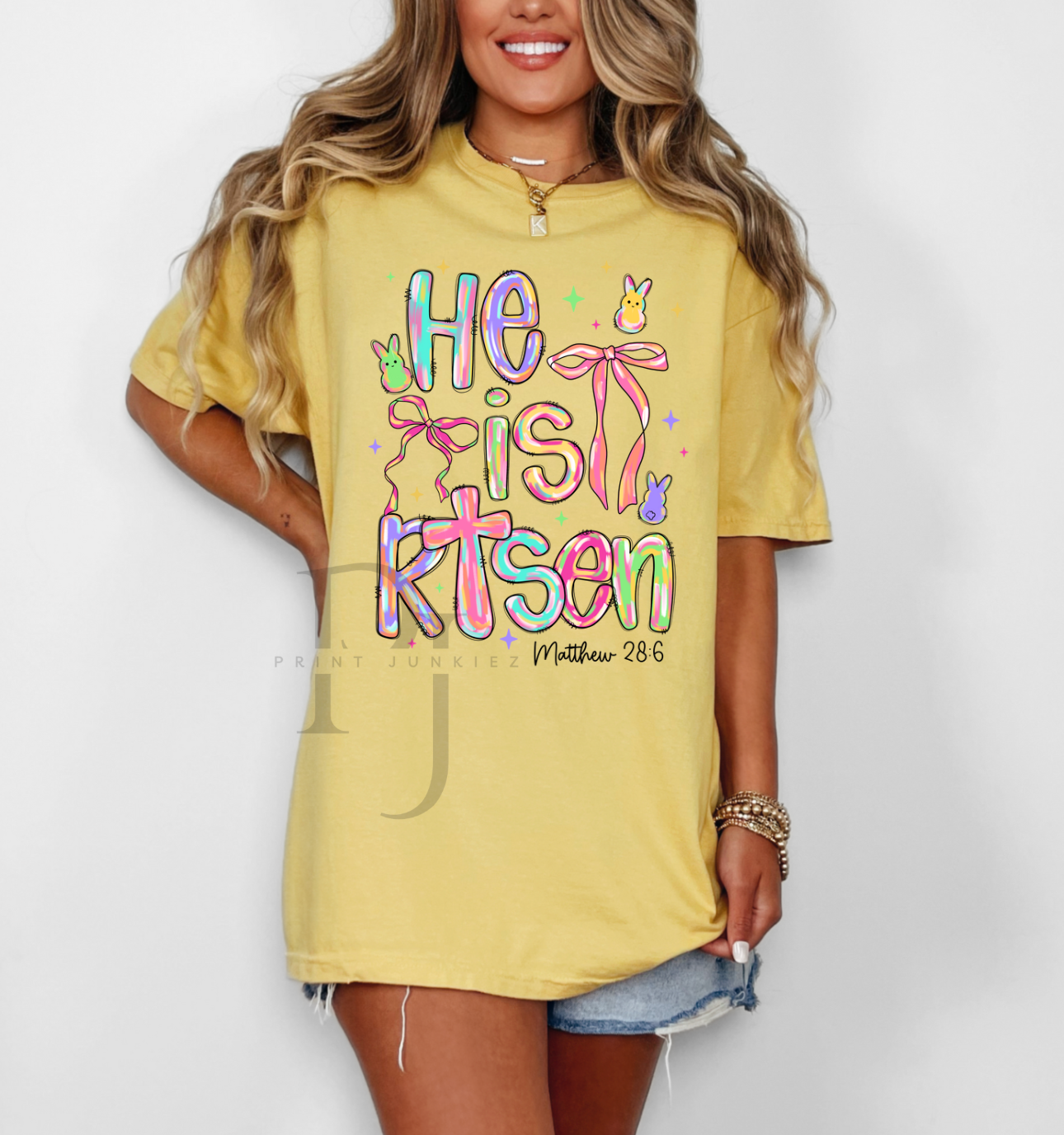 He is Risen Paint Brush Stroke - DTF