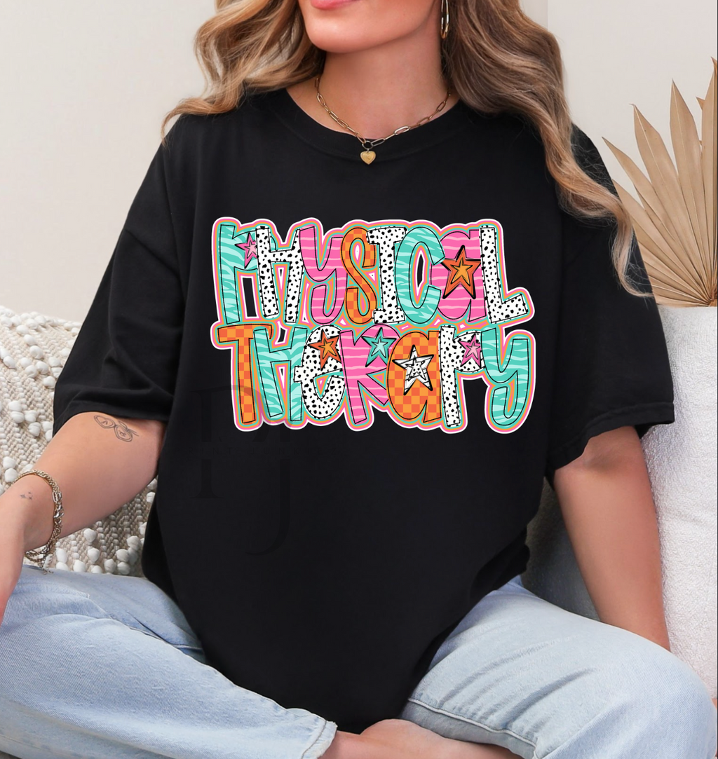 Physical Therapy Neon  - DTF