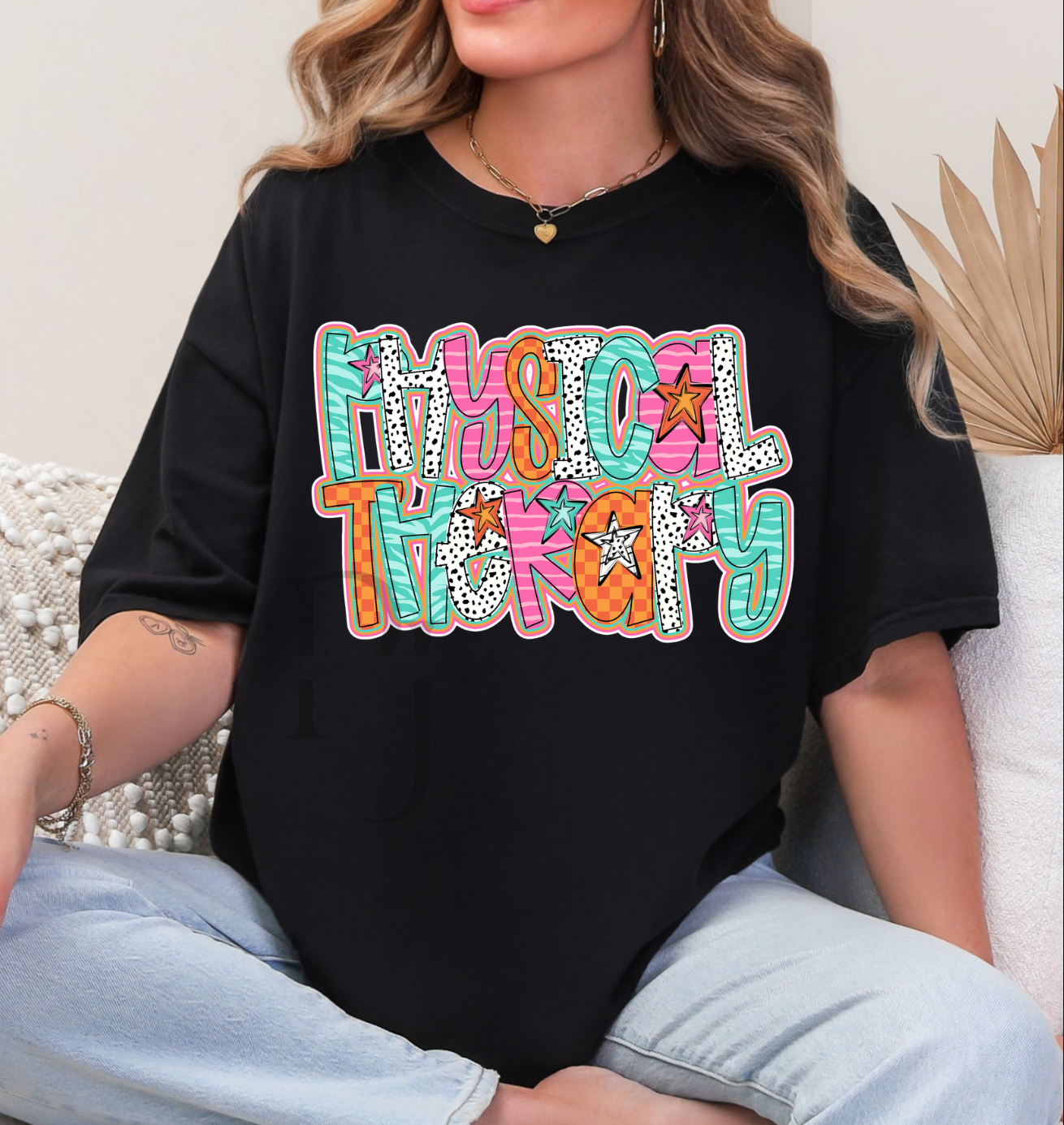 Physical Therapy Neon  - DTF