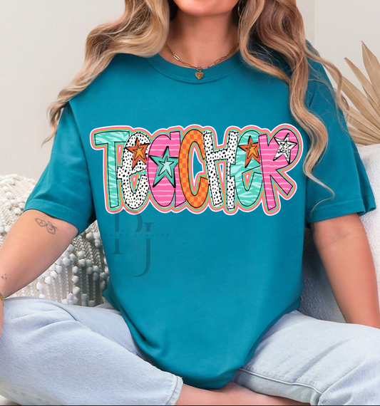 Teacher Neon - DTF