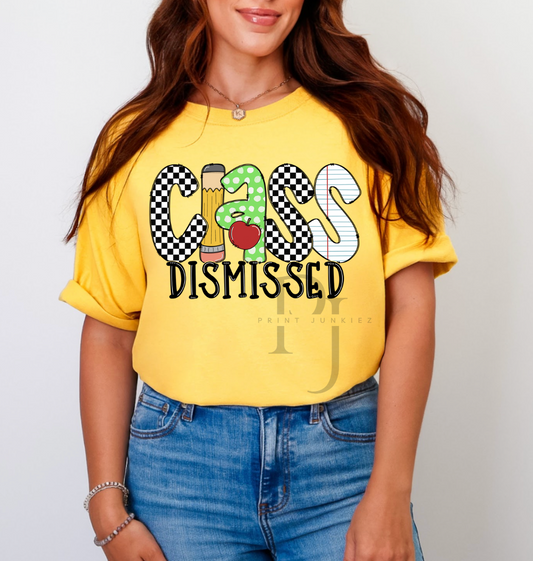 Class Dismissed Doodle - DTF