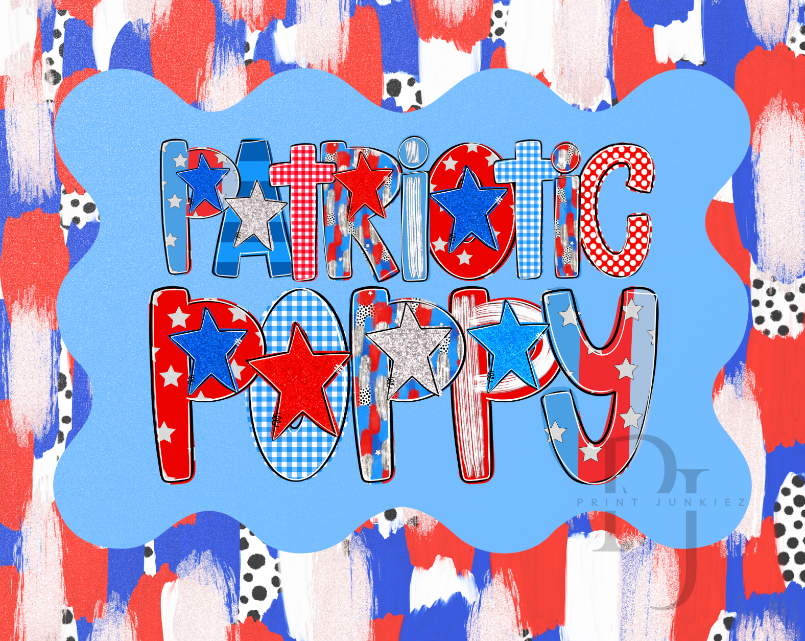 Patriotic Poppy - CUSTOM - DTF