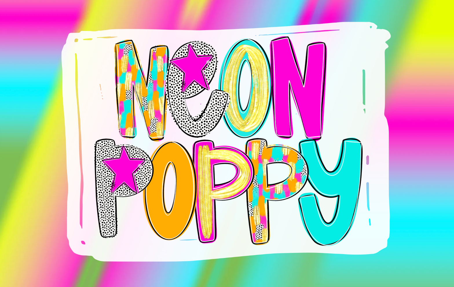 Neon Poppy - CUSTOM - DTF